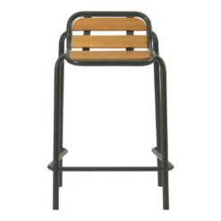 Normann Copenhagen Vig Outdoor Counter Stool -Danish Design Store 608051 Vig Barstool 65 Wood Green 02