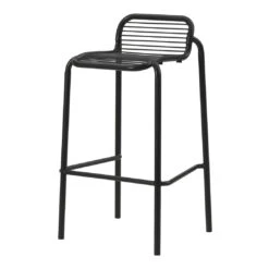 Normann Copenhagen Vig Outdoor Bar Stool -Danish Design Store 608052 Vig Barstool 75 Black 01