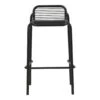 Normann Copenhagen Vig Outdoor Bar Stool 2 Normann Copenhagen Vig Outdoor Bar Stool -Danish Design Store 608052 Vig Barstool 75 Black 02