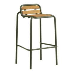 Normann Copenhagen Vig Outdoor Bar Stool -Danish Design Store 608054 Vig Barstool 75 Wood Green 01