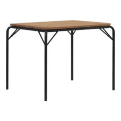 Normann Copenhagen Vig Outdoor Dining Table 23 Normann Copenhagen Vig Outdoor Dining Table -Danish Design Store 608061 Vig Table 90 80 Wood Black 01