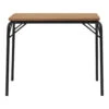 Normann Copenhagen Vig Outdoor Dining Table 1 Normann Copenhagen Vig Outdoor Dining Table -Danish Design Store 608061 Vig Table 90 80 Wood Black 02