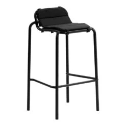 Normann Copenhagen Cushion For Vig Outdoor Bar & Counter Stool -Danish Design Store 608073 Vig Barstool Cushion Black 02 06ae35c9 c3ee 44d0 a3af bb684e839925