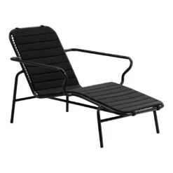 Normann Copenhagen Cushion For Vig Outdoor Chaise Lounge Chair -Danish Design Store 608076 Vig Chaise Longue Cushion Black 02