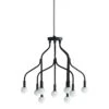 Normann Copenhagen Vekst Chandelier -Danish Design Store 608280 Vekst Lamp Small Black 01