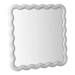 Normann Copenhagen Illu Mirror 20 Normann Copenhagen Illu Mirror -Danish Design Store 608381 Illu Mirror 80 80 White 01