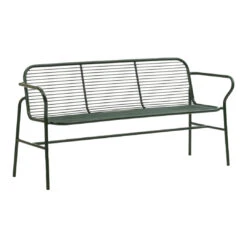 Normann Copenhagen Vig Outdoor Dining Bench -Danish Design Store 608611 Vig Dining Bench DarkGreen 01