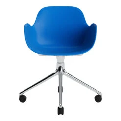 Normann Copenhagen Form Armchair - 4W Swivel Base 24 Normann Copenhagen Form Armchair - 4W Swivel Base -Danish Design Store 608976 Form Chair Swivel 4W Alu Bright Blue 02