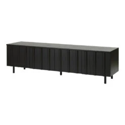 Normann Copenhagen Rib Sideboard -Danish Design Store 609501 Rib Sideboard Low Soft Black 02