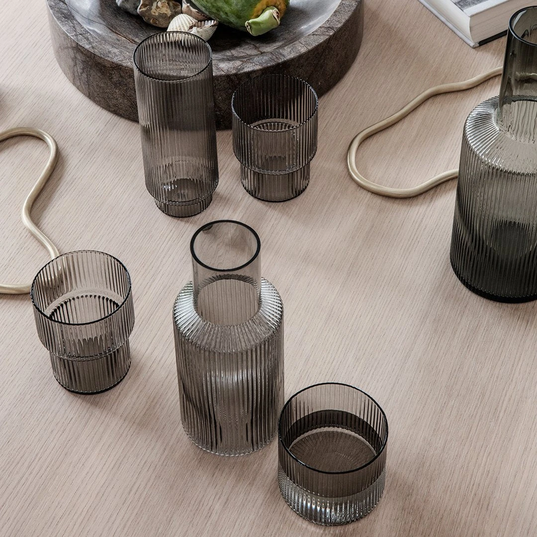Ferm LIVING Ripple Small Carafe Set 10 Ferm LIVING Ripple Small Carafe Set - Image 8
