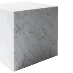 Marble Plinth End Table - Cubic 34 Marble Plinth End Table - Cubic -Danish Design Store 7010630 Plinth Cubic White Pack Detail 20290f8d 5e8a 426e 9d3b d24956a4c82b