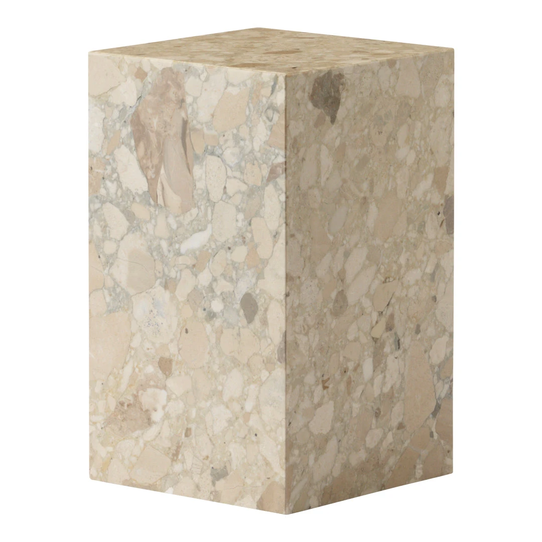 Marble Plinth Side Table - Tall 8 Marble Plinth Side Table - Tall - Image 6