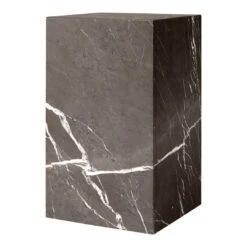 Marble Plinth Side Table - Tall 30 Marble Plinth Side Table - Tall -Danish Design Store 7020960 Plinth Tall Brown Grey Marble 2 daedf59e 5a26 43c2 a0f0 e5d7c4f61e5e