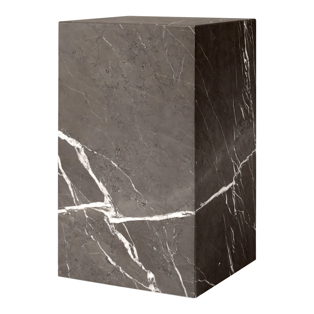Marble Plinth Side Table - Tall 11 Marble Plinth Side Table - Tall - Image 9