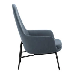 Normann Copenhagen Era Lounge Chair - High 30 Normann Copenhagen Era Lounge Chair - High -Danish Design Store 707074 Era Lounge Chair High Steel Black Cityvelvet 50 3