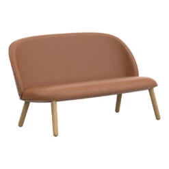 Normann Copenhagen Ace Sofa -Danish Design Store 707397 Ace Sofa Oak Ultra Leather Brandy 01