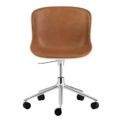 Normann Copenhagen Hyg Chair - 5-Star Base W/ Gas Lift, Front Upholstered -Danish Design Store 708997 Normann Copenhagen Hyg Chair 5W Gaslift Front Up