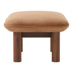 Brasilia Ottoman 36 Brasilia Ottoman -Danish Design Store 8155002 000E00ZZ Brasilia Ottoman Walnut Dunes Camel Side fb8b44b2 1525 4ce8 aa76 75e2faa04f6f