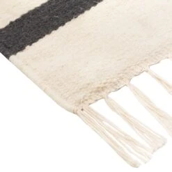 Ferm LIVING Kelim Rug -Danish Design Store 9133 KELIM RUG COLOUR TRIANGLES CLOSEUP