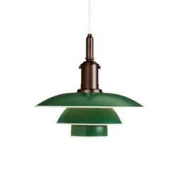 Louis Poulsen PH 3½-3 Pendant -Danish Design Store 91627 1 2 02 PH 31 2 3 detail green US