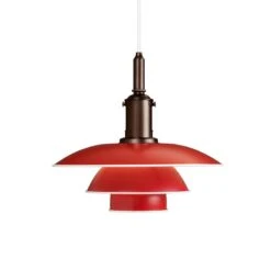 Louis Poulsen PH 3½-3 Pendant -Danish Design Store 91627 1 2 03 PH 31 2 3 detail red US