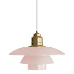 Louis Poulsen PH 3½-3 Glass Pendant 19 Louis Poulsen PH 3½-3 Glass Pendant -Danish Design Store 91861 5 2 01 PH 3 5 3 Pendant Brass Rose glass WOL p