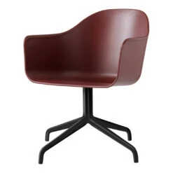 Harbour Chair - Swivel Base -Danish Design Store 9370000 0001ZZZZ Harbour Chair Swivel BurnedRed Black Angle be13add5 a62d 4f8c 8e98 931edc6f1605