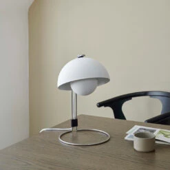 Verner Panton VP4 Flowerpot Table Lamp -Danish Design Store ATD 1306 Flowerpot VP4 Matt white In Between SK1 SK6