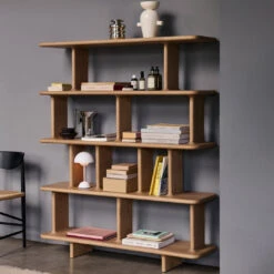 Archivo JH45 Standing Shelf -Danish Design Store ATD Retail 2024 Archivo JH45 Momento Jug JH38 Momento Vase JH4 Flowerpot VP9 The Moor AP19 Mnemonic MNC5