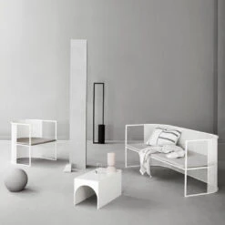 Bauhaus Lounge Bench -Danish Design Store AW20 Bauhaus Lounge White