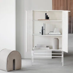 Curved Pouf 13 Curved Pouf -Danish Design Store AW20 Grid Cabinet white