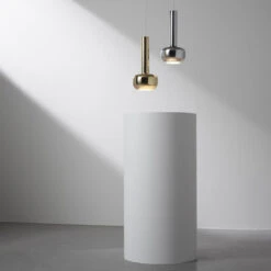 Louis Poulsen VL 56 Pendant -Danish Design Store AW23 VL56 Chrome Brass Podium Studio 60491