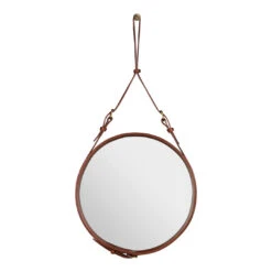 Gubi Adnet Circular Mirror 23 Gubi Adnet Circular Mirror -Danish Design Store Adnet Circular 45 Tan Front