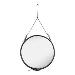 Gubi Adnet Circular Mirror 25 Gubi Adnet Circular Mirror -Danish Design Store Adnet Circular 58 Black Front
