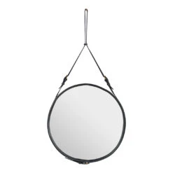Gubi Adnet Circular Mirror 27 Gubi Adnet Circular Mirror -Danish Design Store Adnet Circular 70 Black Front