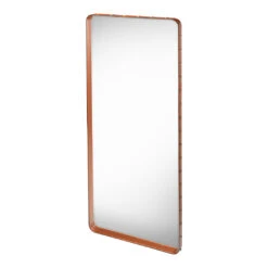 Gubi Adnet Rectangular Mirror 29 Gubi Adnet Rectangular Mirror -Danish Design Store Adnet WallMirror Rectangular 65x115 Tan F3Q