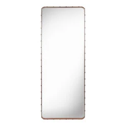 Gubi Adnet Rectangular Mirror 24 Gubi Adnet Rectangular Mirror -Danish Design Store Adnet WallMirror Rectangular 70x180 Tan Front