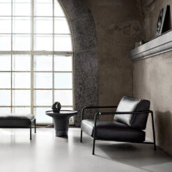 Poller Table -Danish Design Store Aero Lounge chair and stool Treviso col. dark brown Poller Small table 300 dpi 16f40660 6c25 47d7 8fdf 5389e3e2023d