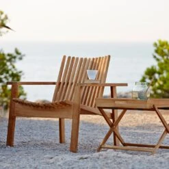 Amaze Outdoor Lounge Chair -Danish Design Store Amaze loungechair foldingtable beach4