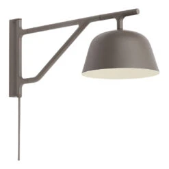 Muuto Ambit Wall Lamp 12 Muuto Ambit Wall Lamp -Danish Design Store Ambit wall lamp taupe angle Muuto 5000x5000 hi res