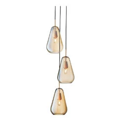 Anoli 3 Chandelier 20 Anoli 3 Chandelier -Danish Design Store Anoli 3 Nordic Gold 2