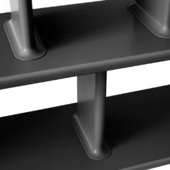 Archivo JH45 Standing Shelf -Danish Design Store Archivo Shelving JH44 JH45 MDF w. Black Grey Detail 1 618945c1 acbf 41e4 b096 389b741c5cd0