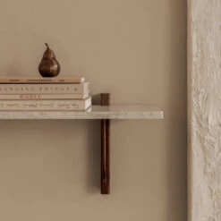 Corbel Shelf - Long -Danish Design Store Audo Corbal Shelf White Marble Carrara Sentiment Paper Weight 21 80d95b11 c572 4990 8185 d739db32bcbd