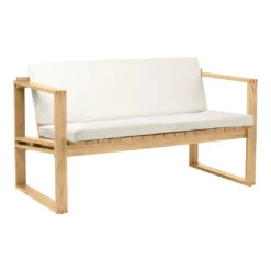 CUBK12 Sofa / BK13 Swing Cushion -Danish Design Store BK12 teak untreated sunbrella canvas 5453 side f7a9a8af 0af6 437f 901f 308d2358fff8