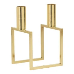 Line Candle Holder -Danish Design Store BL10502 Kubus Line Gold Plated Angle 300 2c143293 9335 4f4b 8593 57c641f07efb