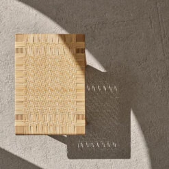 BM0488S Side Table 25 BM0488S Side Table -Danish Design Store BM0488S oak oil cane detail 1