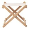 BM5768 Outdoor Footstool -Danish Design Store BM5768 teak oil papyrus front