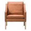 Mogensen 2207 Lounge Chair -Danish Design Store BM 2207 v1 leather95 laqueredoak L