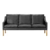 Mogensen 2209 3-Seater Sofa 2 Mogensen 2209 3-Seater Sofa -Danish Design Store BM 2209 v1 blackleather98 walnut