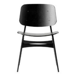 Soborg Chair - Wood Frame 17 Soborg Chair - Wood Frame -Danish Design Store BM 3050 v1 black black
